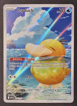 Psyduck 226/217 Illustration Rare Ascended Heroes Pokemon Holo Near Mint - Image 1