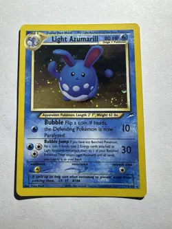The Pokemon Company TCG Light Azumarill 13/105 Neo Destiny NM x1 Swirl 💫 - Image 1
