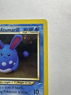 The Pokemon Company TCG Light Azumarill 13/105 Neo Destiny NM x1 Swirl 💫 - Image 2