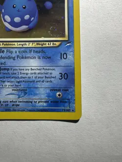 The Pokemon Company TCG Light Azumarill 13/105 Neo Destiny NM x1 Swirl 💫 - Image 3