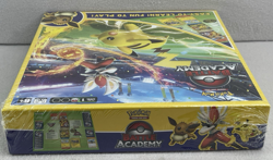 Pokemon Battle Academy Board Game Pikachu Eevee Cinderace Factory Sealed - Image 2