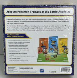 Pokemon Battle Academy Board Game Pikachu Eevee Cinderace Factory Sealed - Image 3