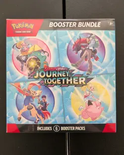 ✨Pokemon TCG Booster Bundle Journey Together 6 Packs Sealed ✨ - Image 1