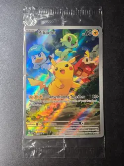 Pikachu 027 NM SEALED Scarlet & Violet Promo Holo Promo Pokemon - Image 1
