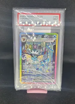 PSA 9 Vaporeon Ex Pokemon Pre En-Prismatic Evolutions 149 SIR - Image 1