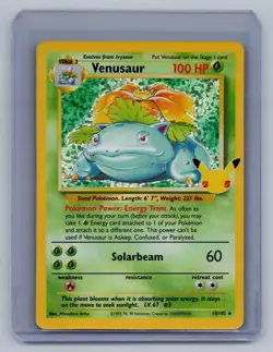 Venusaur 15/102 Celebrations: Classic Collection Pokemon Holo NM/M - Image 1