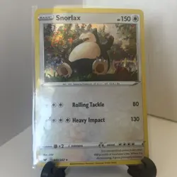 Snorlax 140/202 Cosmos Holo Rare Promo Sword & Shield Base Pokemon Card - 2020 - Image 1