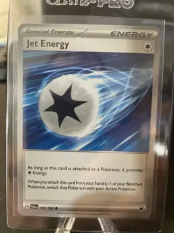 Jet Energy 190/193 Paldea Evolved Pokemon TCG Pack Fresh NM - Image 1