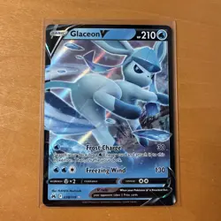 Glaceon V ~ Pokemon Crown Zenith ~ Full Art Holo 038/159 - Image 1