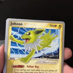 Pokemon Jolteon Gold Star 101/108 World Championship 2007 - Image 2