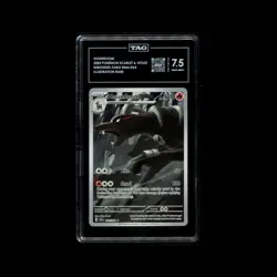 Pokemon TCG SV Shrouded Fable Houndoom 066/064 Illus Rare TAG 7.5 NM+ - Image 1