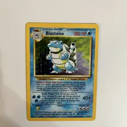 Wizards of the Coast Blastoise Base Set Holo Rare 2/102 Unlimited 1999 - Image 2