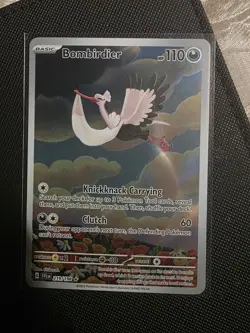 Pokemon Bombirdier 219/198 SV01 Full Art Illustration Rare Holo HP 110 - Image 1