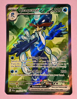 The Pokemon Company Quaquaval ex 235/193 SV02 Ultra Rare Full Art Holo ENG 320HP - Image 1