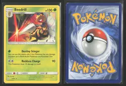 Beedrill 5/181 Rare Team Up Pokemon Moderately Played - Image 3