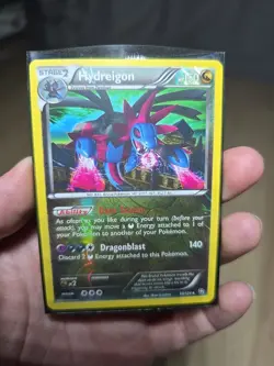 Hydreigon 97/124 Rare Reverse Holo Foil Dragons Exalted Pokemon Card 2012 - Image 1