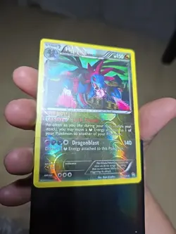 Hydreigon 97/124 Rare Reverse Holo Foil Dragons Exalted Pokemon Card 2012 - Image 4