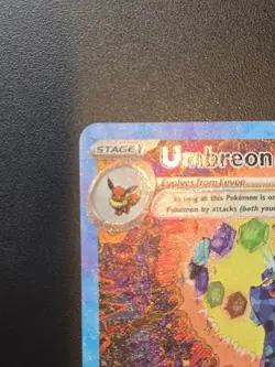 Umbreon ex 161/131 SIR 2025 Pokemon Prismatic Evolutions Clean Copy No Whitening - Image 3