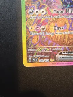 Umbreon ex 161/131 SIR 2025 Pokemon Prismatic Evolutions Clean Copy No Whitening - Image 4