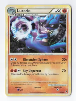 Lucario 14/95 Holo Foil Rare Call of Legends Pokemon Card TCG LP/NM - Image 1