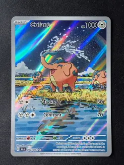 Pokemon TCG Cufant 076/064 Illustration Rare – Shrouded Fable – Near Mint - Image 2