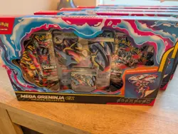 Pokemon TCG Mega Greninja EX Premium Collection Box (5) English Premium Set - Image 4