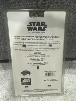 Star Wars Trading Card Game Attack of the Clones WOTC 2 Booster Pack Blister NEW - Image 2