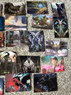 MTG Lot Of 26 Gold Signed/Stamped Art Cards, Vorinclex, Lotus Cobra, More! - Image 3