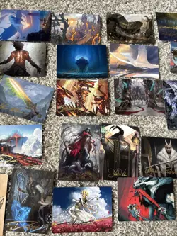 MTG Lot Of 26 Gold Signed/Stamped Art Cards, Vorinclex, Lotus Cobra, More! - Image 4