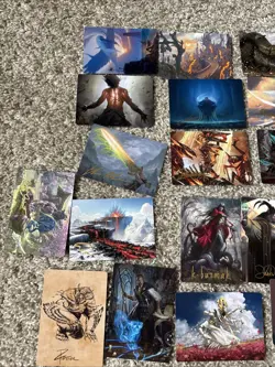 MTG Lot Of 26 Gold Signed/Stamped Art Cards, Vorinclex, Lotus Cobra, More! - Image 5