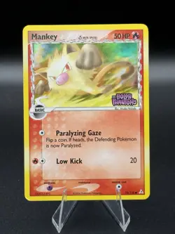 Pokemon Mankey NM 70/110 Reverse Holo Common Delta Species Holon Phantoms - Image 1