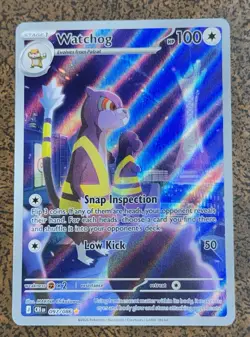 Watchog 097/086 Chaos Rising Illustration Rare Holo Pokemon Card - Image 1