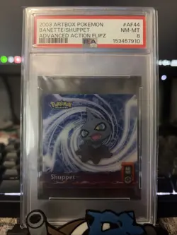 VINTAGE 2003 POKEMON Advanced Action Flipz Banette/Shuppet- PSA 8 - Image 1