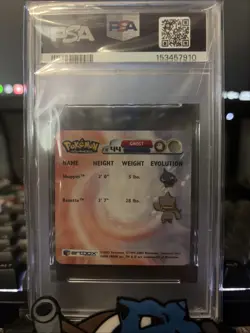 VINTAGE 2003 POKEMON Advanced Action Flipz Banette/Shuppet- PSA 8 - Image 2