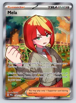Mela Ultra Rare Pokemon SV: Prismatic Evolutions 140/131 NM - Image 1