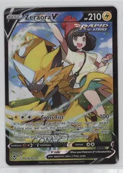 Full Art - Zeraora V Pokemon Sword & Shield Silver Tempest Trainer Gallery #TG16 - Image 1