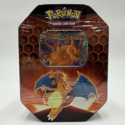 Pokemon TCG Hidden Fates Charizard GX Tin Box English 2019 NEW SEALED - Image 1