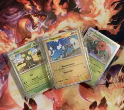 Pokemon Card Lot 50 Cards - Mixed Rarity And Elements No Duplicates Some Holos - Image 1