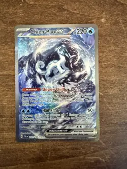 Chien-Pao ex 261/193 Special Illustration Rare Paldea Evolved Pokemon Near Mint - Image 1