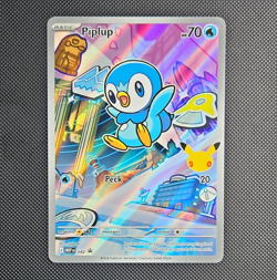 Piplup MEP Promo Holo 042 Basic Water Pokemon - Image 1