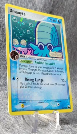 (LOT of 2) Pokemon Omanyte Legend Maker 60/92 Reverse Holo Common Stamped READ - Image 4