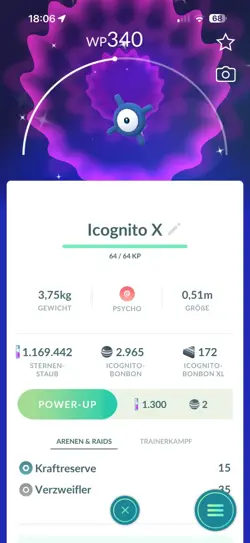!!!Pokemon GO ✨Shiny Icognito ( X ) Unown - Image 1