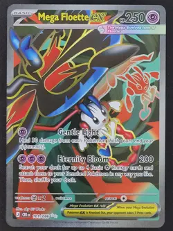 Mega Floette ex 101/086 Ultra Rare Chaos Rising Pokemon TCG - Image 1