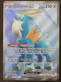 DMG Cobalion ex 103/086 Ultra Rare Chaos Rising Pokemon TCG - Image 1