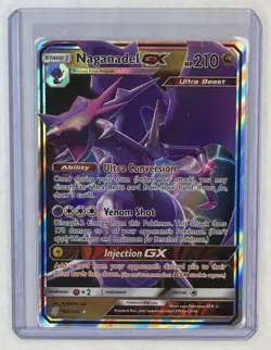 2019 Pokemon Sun & Moon Unified Minds Naganadel #160/236 Holo - Image 1