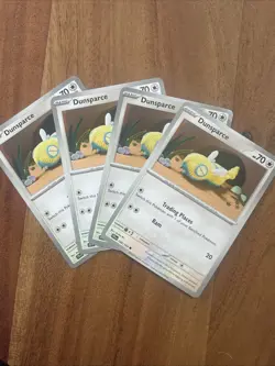 Dunsparce 120/159 x4 Playset 4x - Pokemon S&V Journey Together JTG - 4 Card Set - Image 1