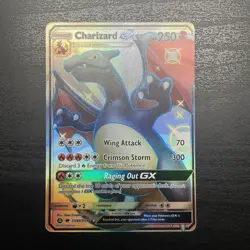 2019 Pokemon Hidden Fates Charizard GX #SV49/SV94 - Image 1