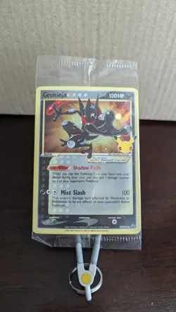 Pokemon TCG Greninja Gold Star SWSH144 Celebrations Promo Sealed - Image 1