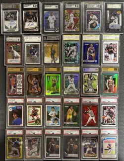 134 Card Multi-Sport Graded, Auto, & Or Rookie/Insert Lot. - Image 1