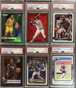 134 Card Multi-Sport Graded, Auto, & Or Rookie/Insert Lot. - Image 5